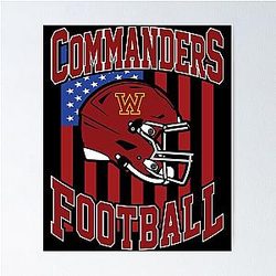 Art Washington Commanders Poster