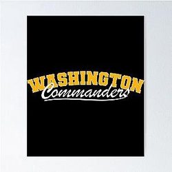 Art Washington Commanders Poster
