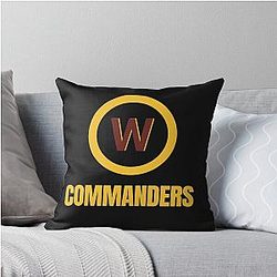 Washington Commanders Football Team Throw Pillow