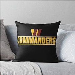 Washington Commanders Football Team Pillow