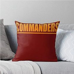 Washington Commanders NFL Throw Pillow