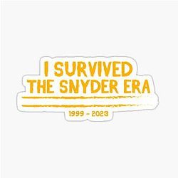 Washington Commanders I Survived Snyder Sticker