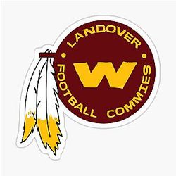 Landover Football Washington Commanders Football Team Sticker