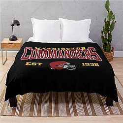 Art Washington Commanders Throw Blanket