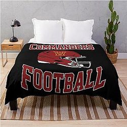 Art Washington Commanders Throw Blanket