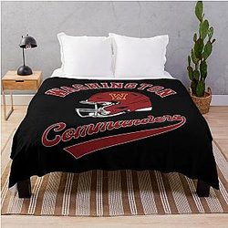 Art Washington Commanders Throw Blanket