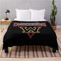 Art Washington Commanders Throw Blanket
