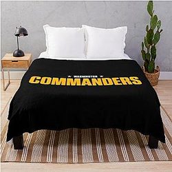 Art Washington Commanders Throw Blanket