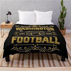 Art Washington Commanders Throw Blanket