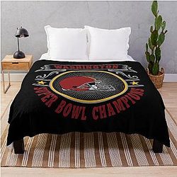 Art Washington Commanders Throw Blanket