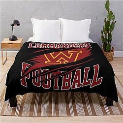 Art Washington Commanders Throw Blanket