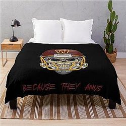 Art washington Commanders Throw Blanket