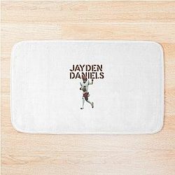 Jayden Daniels Washington Commanders Cotton Bath Mat