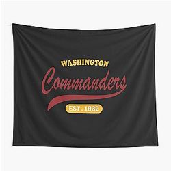Art Washington Commanders Tapestry