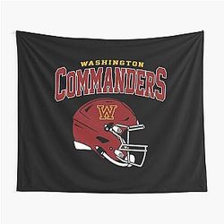 Art Washington Commanders Tapestry