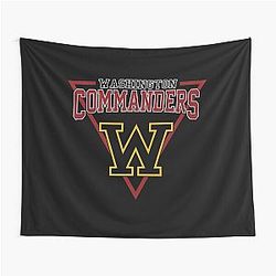 Art Washington Commanders Tapestry