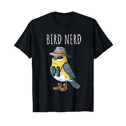 Bird Nerd Funny Bird Watching Bird Lover Watcher T-Shirt