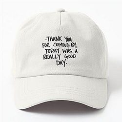 Waterparks Thank you for coming by Dad Hat changed to 

Waterparks Thank you for by Dad Hat