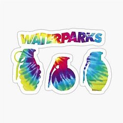 Waterparks Grenades Classic Sticker