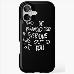 Waterparks - Paranoid - White iPhone Tough Case