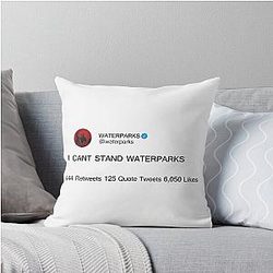 Waterparks Merch I Can't Stand Waterparks Throw Pillow