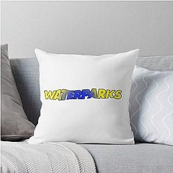 Waterpark Logo Double Dare Throw Pillow