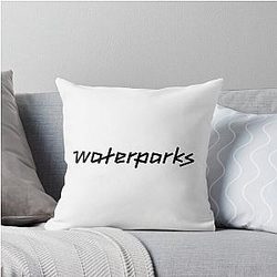 Waterparks logo throw pillow