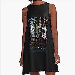 Lowkey As Hell Waterparks - Awsten Knight A-Line Dress