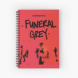 Funeral Waterparks Design Awsten Knight Spiral Notebook