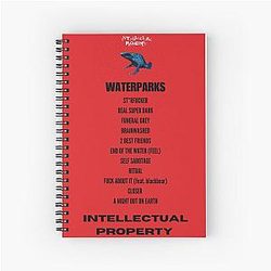Waterparks Intellectual Property Poster Notebook