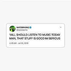 Waterparks Sticker