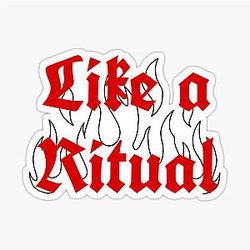 Like a Ritual. Waterparks band sticker
