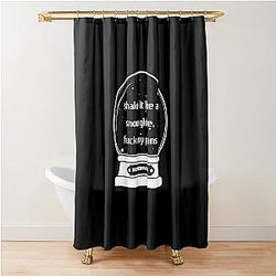 Waterparks Band Snow Globe Greatest Hits Shower Curtain