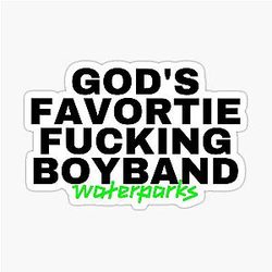 Waterparks War Crimes Lyrics Sticker