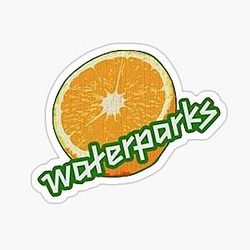 Waterpark Orange Slice Sticker