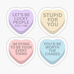 Waterparks Candy Heart Sticker