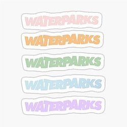 Waterparks Pastel Logo Pack Sticker
