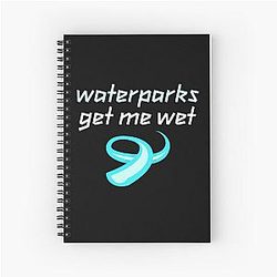 WATERPARKS Get Me Wet Spiral Notebook