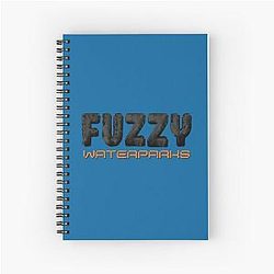 Waterparks band Fuzzy spiral notebook