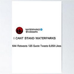 Waterparks Merch Poster