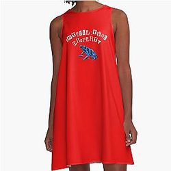 Waterparks Band Intellectual Property Fanmade Album Cover Red A Line Dress