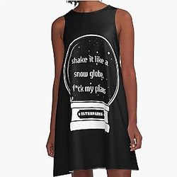 Waterpark's Band Snow Globe A-Line Dress