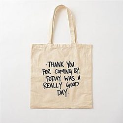 Waterparks Thank you for coming Cotton Tote Bag