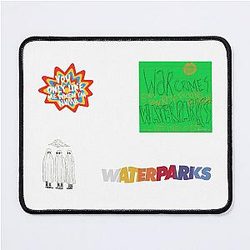 Water Parks Sticker Mouse Pad