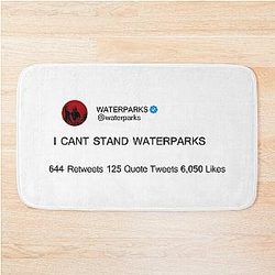Waterparks Merch I Cant Stand Bath Mat