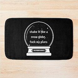 Waterparks Band Snow Globe Greatest Hits Bath Mat