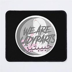 We are Ladyparts, Muslim, Girl Rocker, Punk Chic Mouse Pad