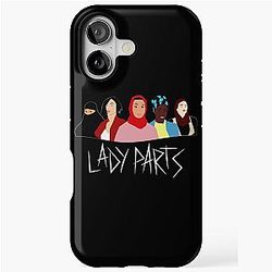 Lady Parts Band Sticker iPhone Case