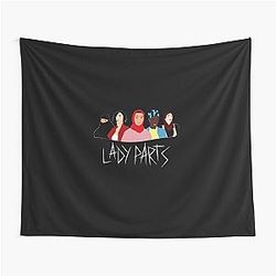 Lady Parts Band Tapestry