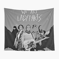 Empowering Women with Ladyparts Logo Tapestry